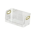 thumbnail image 2 of diyhomedecor_uk diyhomedecor_uk Storage Bin Multifunctional Stackable Open for Transparent, 2 of 8