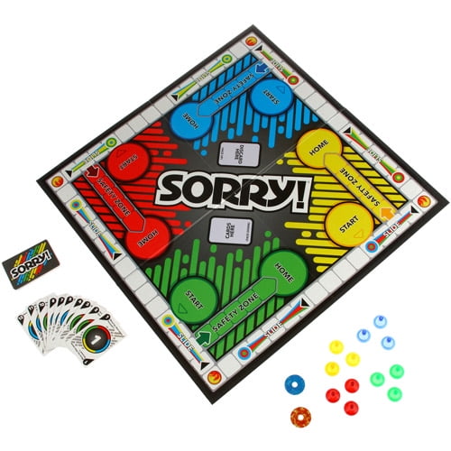 Sorry! Kids Board Game, Family Board Games for Kids and Adults, 2 to 4  Players