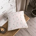 thumbnail image 5 of KLL Rabbit Decorative Throw Pillow Covers Velvet Soft for Couch Sofa Bedroom Living Room Outdoor (No pillow core)- 20"x20", 5 of 5