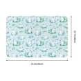 thumbnail image 3 of Bingfone Rabbit And Dragonfly Door Mat 16"x24" Front Entrance Non-Slip Low Profile Washable for Entryway, 3 of 7