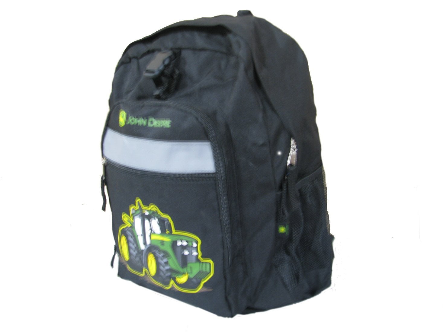 SABG John Deere Black Backpack with Tractor, Officially Licensed John