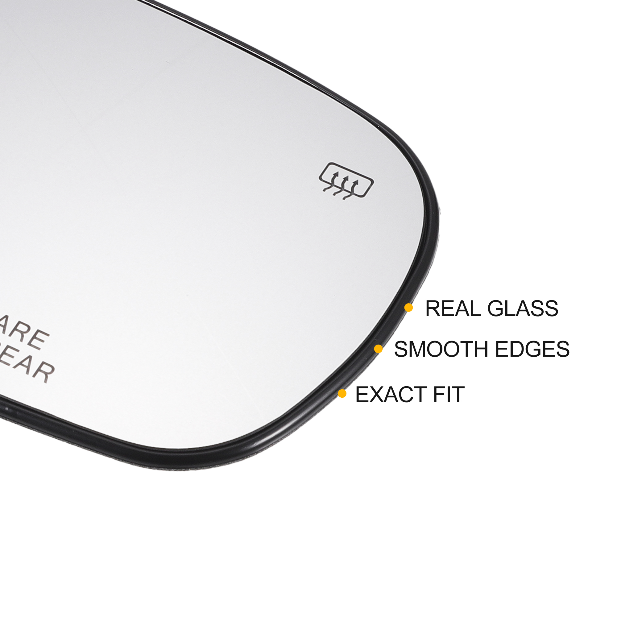 Unique Bargains Right Passenger Side Mirror Glass Heated for Dodge Charger