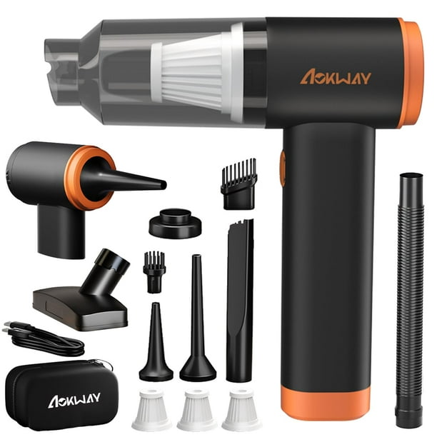 Aspiradora de coche Aokway portátil inalámbrica de 20000 PA con batería de 7800 mAh