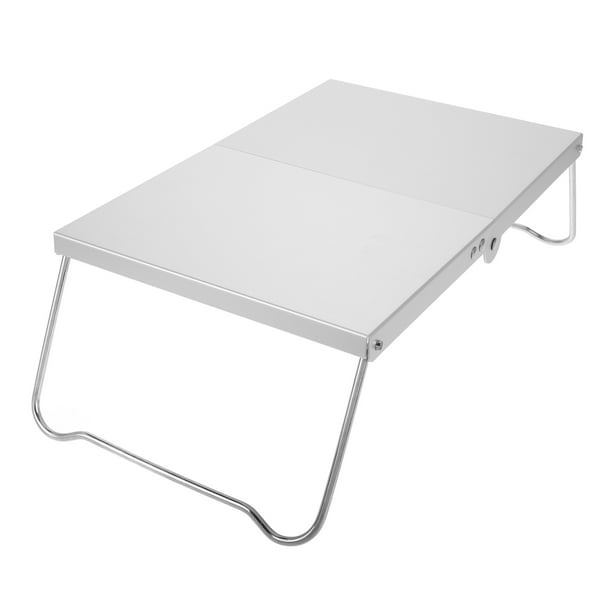 Mesa de camping pequeña para mochileros, mini mesa auxiliar plegable para acampar, mesa portátil para exteriores, picnic, tienda de campaña, viajes, playa