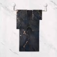 thumbnail image 5 of Dreamtimes 3 PCS Towel Black Gold Marble Texture Cotton Bath Towel Set (1 Bath Towel, 1 Hand Towel, 1 Washcloth) for Bathroom, Super Soft and Quick Dry Towels, 5 of 7