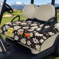 thumbnail image 3 of Psesaysky Universal Golf Cart Seat Covers for Club Car, Foldable, Washable, Breathable, Non-Slip Seat Towel Blanket with 4 Pockets for Golf Lovers, Daisy Floral, 3 of 8