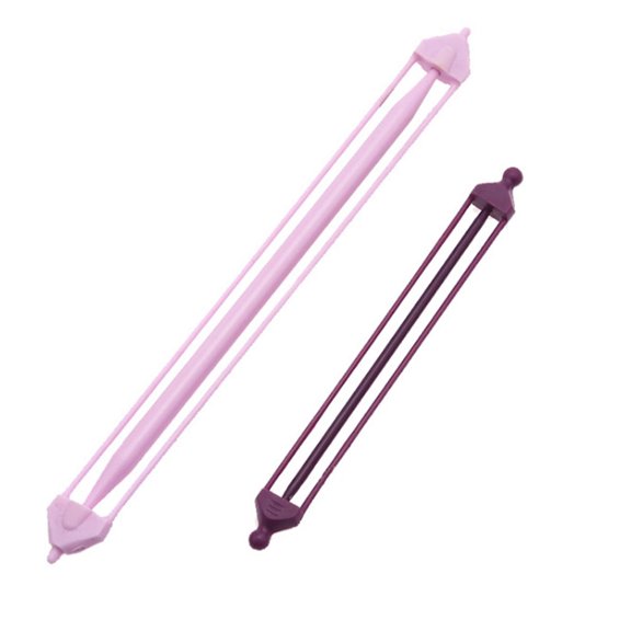 TEHAUX Stitch Markers Holder Stitch Holder Purple ABS 1Pcs Knitting Notion for Skilled Knitters