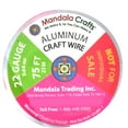 thumbnail image 5 of Mandala Crafts Anodized Aluminum Wire for Sculpting, Armature, Jewelry Making, Gem Metal Wrap, Garden, Colored and Soft, Assorted 6 Rolls (22 Gauge, Combo 9), 5 of 6