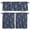 Blue, variant on 3 Piece Kitchen Curtains and Valances Set Cream Botanical Cafe Curtains 24 Inch Length Spring Summer Chic Wildflowers Valance & Tier Curtain for Living Room Bedroom Small Window 54"x18"+27"x24"*2