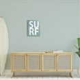 thumbnail image 2 of Stupell Surf Summer Fun Turquoise Phrase Landscape Painting Gallery Wrapped Canvas Print Wall Art, 2 of 5