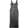 thumbnail image 1 of Ralph Lauren Mujer Pazelle Ombre Vestido Vestido, Negro, 10, 1 of 1