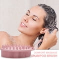 thumbnail image 4 of Soft hair shampoo, silicone bath massage brush, double-sided bath brush, 4 of 7