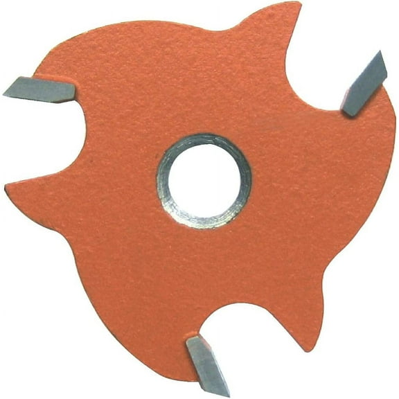 CMT 823.340.11 3-Wing Slot Cutter with 45-Degree Bore, 5/32-Inch Cutting Length, 5/16-Inch Bore