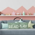 thumbnail image 6 of Kids Playroom Decor,Classroom Pillows Cover,Let''s Read Play Decorative 12 x 20 Throw Pillows Cover,Lets Play Read Kids Reading Corner Room Playroom Nursery Decor Reversible Pillowcase (Green), 6 of 6