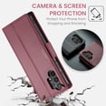 thumbnail image 4 of Funda tipo cartera para Samsung Galaxy A13 4G/5G con bloqueo RFID, tarjetero, soporte magnético, funda protectora de cuero con tapa para Samsung Galaxy A13 4G/5G de 6,5 pulgadas, 4 of 6