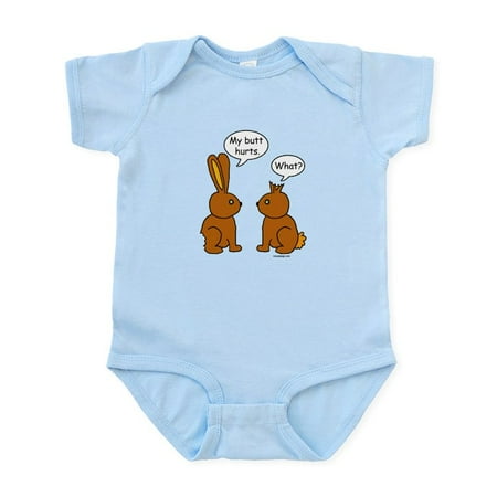 

CafePress - Funny Chocolate Bunnies Infant Bodysuit - Baby Light Bodysuit Size Newborn - 24 Months