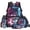 Galaxy Wolf Cosmic Space, variant on Yspwyqan Galaxy Wolf 4Pcs Kids Backpack Set with Lunch Box Pencil Case Water Bottle, 17 Inch Lightweight Cosmic Space Bookbag for Elementary Middle School Travel Hiking