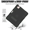 thumbnail image 3 of Dteck Case for iPad Pro 11 inch 4th 3rd 2nd Gen,iPad Air 4th 5th Gen 10.9" Shockproof Rugged 3-Layer Protection Case Kickstand Cover for iPad Pro 11" 2022/2021/2020/2018,Black, 3 of 5