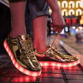 thumbnail image 4 of USB Adult Light Up Shoes Rechargeable Flashing Low Top Fashion LED Shoes Unisex Sports Dancing Sneakers, 4 of 5