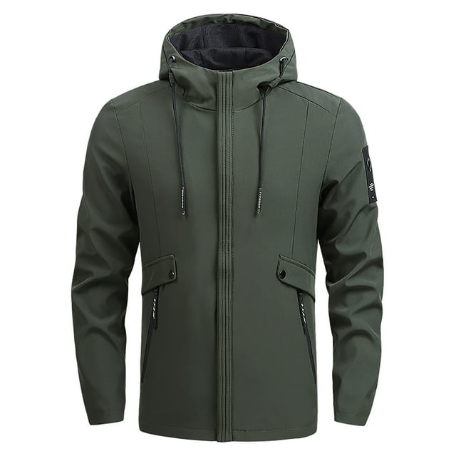 EGNMCR Jackets for Men Men's Jackets And Winter Leisure Plus Size On Clothes Jackets