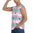 thumbnail image 3 of Pofeuu Flamingo1 Print Men's Muscle T-Shirt, Sleeveless, Muscle Tank, Classic Muscle Tee Top For Men Casual Sleeveless Muscle T-Shirt Trendy Clothes-3X-Large, 3 of 7