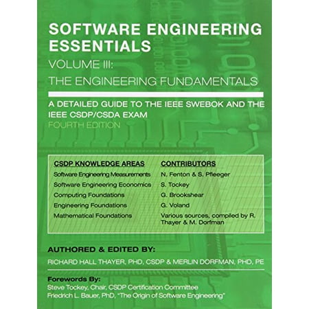 Pre-Owned SOFTWARE ENGINEERING ESSENTIALS Volume III: The Engineering Fundamentals 9780985270728 0985270721 Paperback 4th edition