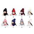 thumbnail image 4 of Minnieouse Gorro de lana de poliéster, gorros esenciales de invierno cálidos y elegantes, varios colores, sombrero hecho punto para mujer Sombreros color blanquecino, 4 of 6