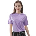 thumbnail image 1 of Women's Holographic Metallic Shirt Ultra Soft Top Glitter Party Disco Blouse, 1 of 6