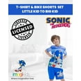 thumbnail image 2 of SEGA Sonic The Hedgehog Big Boys T-Shirt and Bike Shorts Outfit Set Little Kid to Big Kid, 2 of 5