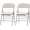 Fabric-beige, variant on Commercial Grade Folding Chair with Padded Fabric Cushion Capacity Max Weight 150Kg for Home and Office,Indoor and Outdoor Events