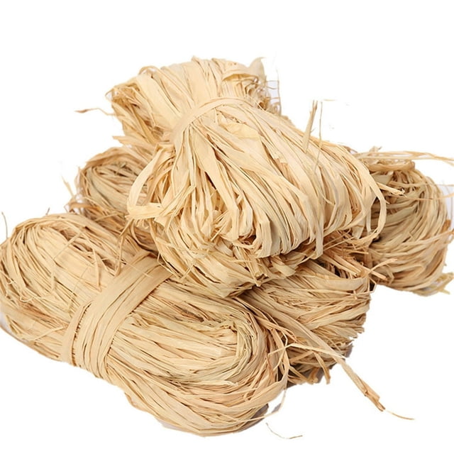 Natural Raffia Paper Christmas Raffia Ribbon For Florist Bouquets Decoration Crafts Raffia Ribbon
