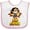 White and Pink, variant on Inktastic Big Sister Superhero Girls Baby Bib
