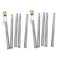 thumbnail image 3 of Shisuyan 2pcs Sturdy Flag Pole Rustproof Flagpole Durable Stainless Steel Flag Pole for Garden, 3 of 8