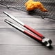 thumbnail image 2 of Pinzas de cocina de acero inoxidable, pinzas para servir, pinzas de metal para alimentos con agarre cómodo y antideslizante, pinzas antiadherentes para cocinar, pinzas para barbacoa de alta, 2 of 8