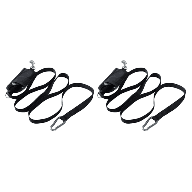 2X Diving Rope 220 CM Technical Throw Bag Safety Divers Buddy Line Backplate Hanging Strap with Stainless Steel Hook