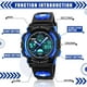 thumbnail image 2 of Dodosky Boy Toys Edad 5-12, LED 50M Relojes deportivos digitales impermeables para niños Regalos de cumpleaños Regalos para niños de 5-13 años - Azul, 2 of 5