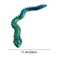 thumbnail image 3 of Meitianfacai Snake Simulation Snake 29CM Desktop Ornaments Jewelry Model Toys, 3 of 5