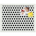 thumbnail image 2 of PinPix 18x14 Custom Cork Bulletin Board Black Polka Dot Poster Board Has a Fabric Style Canvas Finish, Framed in Black Polka Dot, by ArtToFrames (PinPix-200), 2 of 6