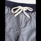 thumbnail image 4 of Pantalones de Rayas de Tiro Bajo para Mujer, Estilo Bohemio, con Cordón Ajustable y Pernera . Azul Marino L, 4 of 10