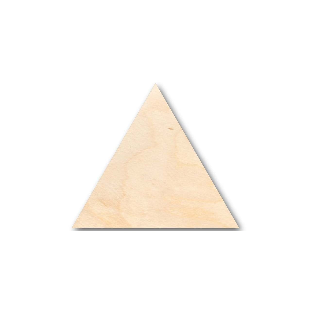 Unfinished Wood Triangle Shape Craft up to 24" DIY 18" / 1/8