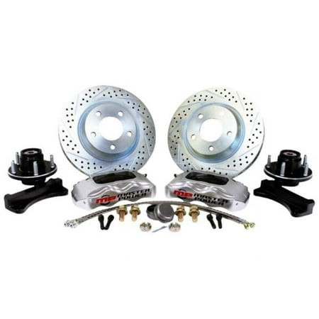 Master Power Brakes DB47505P Power Brake Kit with CPP Modular Spindle for 1960-1962 Chevrolet & GMC 0.5 Ton Pick-Up 2WD