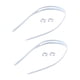 thumbnail image 1 of 2x Correas de repuesto para gafas de natación, accesorios prácticos y portátiles, bandas para nadar Blanco, 1 of 9