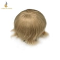 thumbnail image 5 of Lyricalhair Toupee for Men Full Lace Hairpieces Human Hair Replacement System 8"X10" Transparent Lace Mens Toupee Human Hair Units for Man Bleached Knots Male Hair Prosthesis, 5 of 7