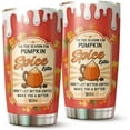 thumbnail image 2 of The Season for Pumpkin Spice Tumbler 20Oz - Pumpkin Halloween Tumbler 20Oz Pack 1 - Stainless Steel Travel Tumbler - Halloween Cup Gift for Men, Women, Friends, 2 of 6
