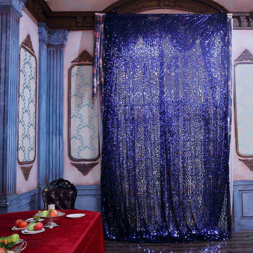 Balsacircle 20 Feet X 10 Feet Big Payette Sequin Backdrop Curtain