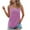 Hot Pink, variant on Summer Tops for Women Women's Striped Suspender Vest Casual Vest Round Neck Sleeveless Tops Womens Essentials Fashion Clothing