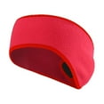 thumbnail image 2 of Bandeau de Course en Molleton, Accessoire d'Oreille pour Queue de Cheval, Protection. Coupe-Vent, Plus Chaud, Élasticité, Anti-Poussière, Style Simple, Accessoires de Moto pour la Conduite, Sports de Plein Air, Rouge, 2 of 6