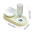 thumbnail image 3 of Dual Cat Dog Food and Water Bowl with Automatic Refill, Non-Slip Detachable Pet Feeder for Home and Travel, 3 of 6