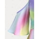 thumbnail image 3 of Camiseta en Talla Extra de Hombros Al Aire de Color Degradado con Anillo Cuadrado Rosegal  Camisetas tallas grandes, 3 of 5