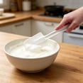 thumbnail image 5 of Long Handle Flexible Silicone Spatula, Nonstick Jar Scraper, Multi-Use Cooking Mix Tool, Soft Rubber Flat Utensil For Home Cooking Stirring, Baking Frosting Scraping Deep Jar Residue Cleanup Work, 5 of 9